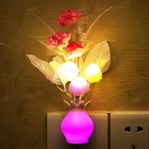 Night Light Light Control Colorful Gradient led Energy-saving Light Sensor Mushroom Lamp Bedside Feeding Lamp Luminous Atmosphere Night Light