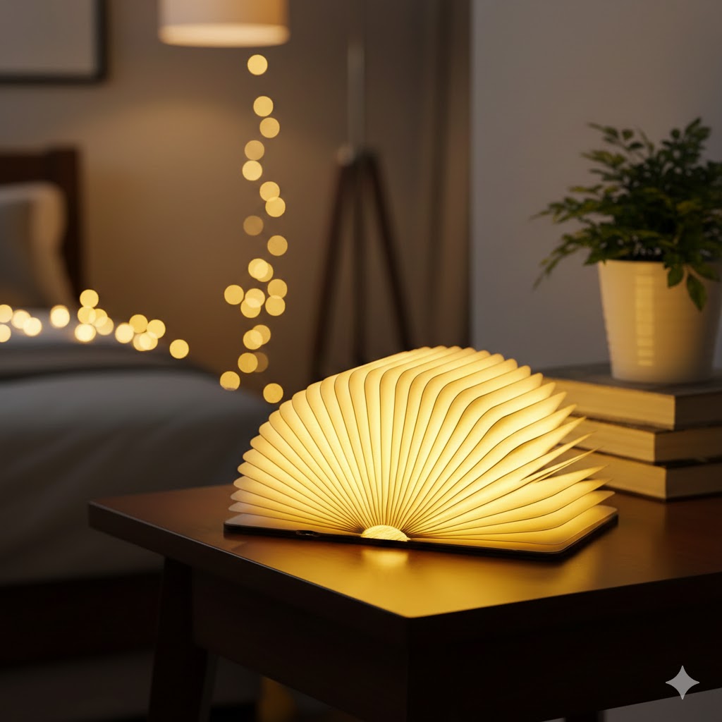 Cross-Border Folding Book Lamp Creative Night Light - Image 5